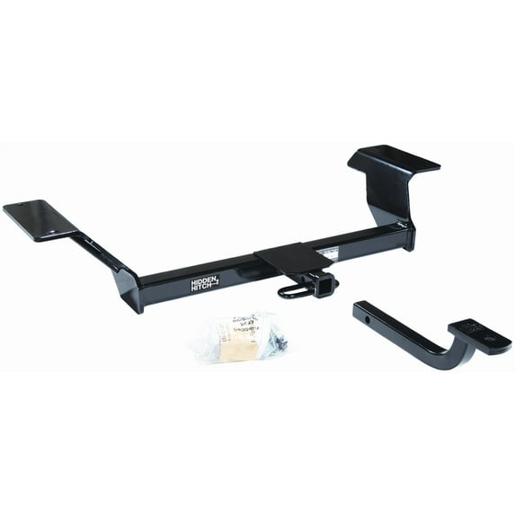 Hidden Hitch 90140 Class II; Receiver Trailer Hitch; Rear; 1.25 in. Receiver; 3500 lb. Gross Trailer Weight; 300 lb. Tongue Weight; Black Finish;