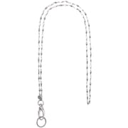 Stainless Steel Chain Women's Lanyard, Stronger, Badge Holder 34 inches