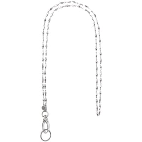 Stainless Steel Chain Women's Lanyard, Stronger, Badge Holder 34 inches
