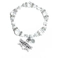 thumbnail image 1 of Hidden Hollow Beads - Baseball Mom Charm Bracelet - Crystal Stretch, 1 of 4