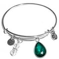 thumbnail image 1 of Hidden Hollow Beads Birthstone Bangle Bracelet - May, 1 of 5