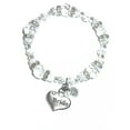 thumbnail image 1 of Hidden Hollow Beads - Bride Charm Bracelet - Crystal Stretch, 1 of 4