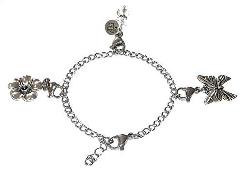 Hidden Hollow Beads Charm Bracelet, Starter, Stainless Steel Chain, for  Clip on Charms, Women's Jewelry Message, Comes in a Gift Bag (Charm  Bracelet