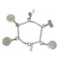 thumbnail image 1 of Hidden Hollow Beads Charm Bracelet, Starter, Stainless Steel Chain, for Clip on Charms, Women's Jewelry Message, Comes in a Gift Bag (Charm Bracelet with Faith Mix Charms), 1 of 5