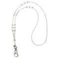 thumbnail image 1 of Hidden Hollow Beads Crystal Women's Beaded Fashion Lanyard Necklace, Jewelry ID Badge and Key Holder, 34 in., 1 of 3