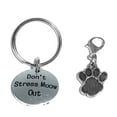 thumbnail image 1 of Hidden Hollow Beads Custom Pet Dog and Cat Tags, Funny Cute Sayings for Your Pet's Collar. for Pet Lovers. (Don't Stress Meow Out), 1 of 4