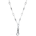 thumbnail image 1 of Hidden Hollow Beads Delicate Shapes Women's Chain Fashion Lanyard Necklace, Jewelry ID Badge and Key Holder, 34 in., 1 of 4