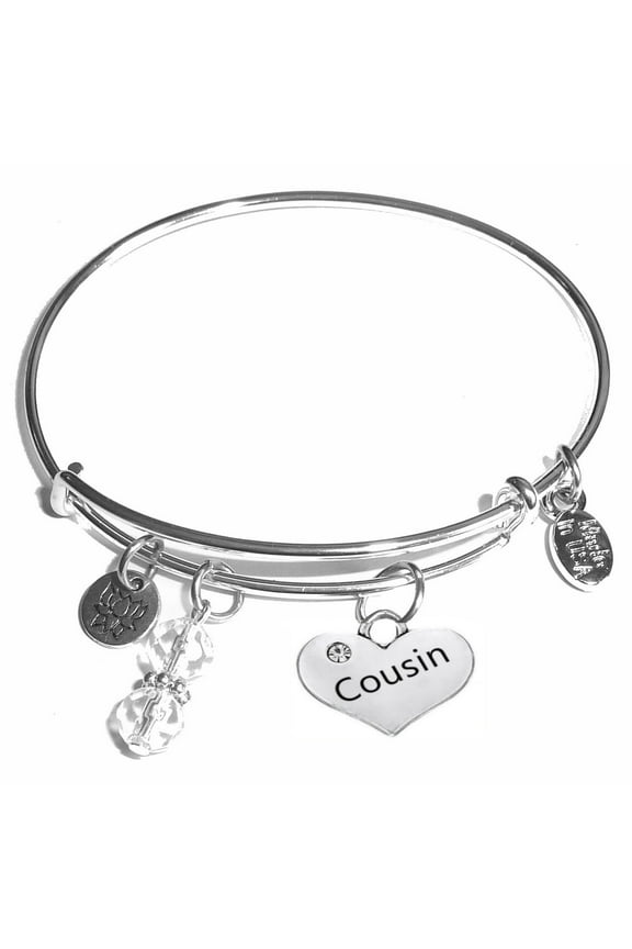 Expandable Charm Bangle Bracelets –Cousin Charm Bracelet
