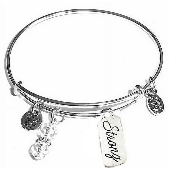 Hidden Hollow Beads Expandable Charm Bangle Bracelets Strong Charm Bracelet