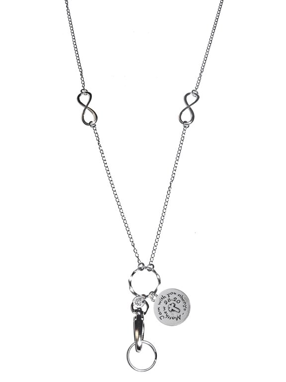 "I Am With You Always - Matthew 28:20" Charm Lanyard - Fashion Lanyards For Women - Cute Lanyard With ID Holder Fashion Lanyard Badge Holder Work Badge Necklace