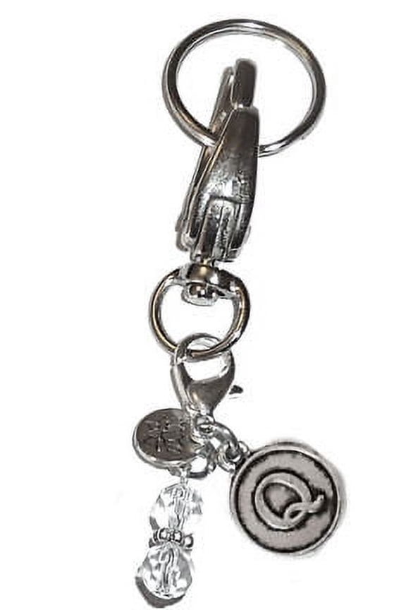 Initial Keychain - Initial Q - Customized Keyrings