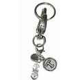 thumbnail image 1 of Hidden Hollow Beads Initial Keychain - Initial T - Customized Keyrings, 1 of 7