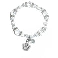 thumbnail image 1 of Hidden Hollow Beads - Paw Print - Crystal Stretch, 1 of 4