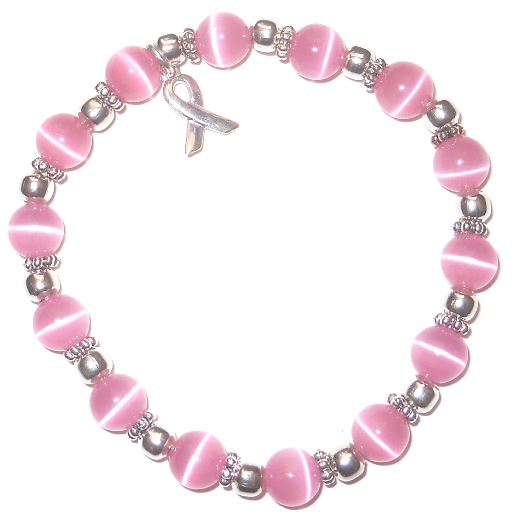 Hot Pink Hope Word Bracelet for Breast Cancer Awareness Hope Bracelet  Motivational Gift Pink Ribbon Bracelet Heishi Bracelet - Etsy