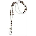 thumbnail image 1 of Hidden Hollow Beads Tiger’s Eye Super Beaded Lanyard 34 in. Breakaway Women's, 1 of 7
