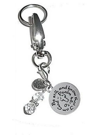 Pastry Chef Mixer Key Chain Charm in Sterling Silver