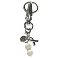 thumbnail image 1 of Hidden Hollow Beads Women's Keychains - Cervical Cancer - Bone Cancer Awareness Key Ring Charm - Bag Charm, 1 of 7