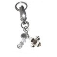thumbnail image 1 of Hidden Hollow Beads Women's Keychains - Flower Key Ring Charm - Bag Charm, 1 of 7