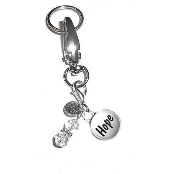 Hidden Hollow Beads Women's Keychains - Hope Key Ring Charm - Bag Charm