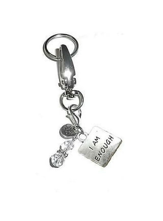Heart Keychain and Bag Charm  Marine Grade Stainless Steel