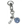 thumbnail image 1 of Hidden Hollow Beads Women's Keychains - March Birthstone Key Ring Charm - Bag Charm, 1 of 7