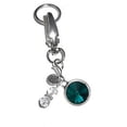 thumbnail image 1 of Hidden Hollow Beads Women's Keychains - May Birthstone Key Ring Charm - Bag Charm, 1 of 7