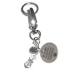 thumbnail image 1 of Hidden Hollow Beads Women's Keychains - No Longer By My Side Key Ring Charm - Bag Charm, 1 of 7
