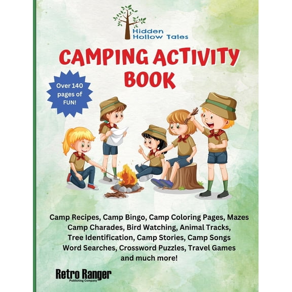 Hidden Hollow Tales Camping Activity Book, (Paperback)