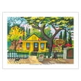 thumbnail image 1 of Hidden House Coffee Shop - San Juan Capistrano California - From an Original Watercolor Painting by Robin Wethe Altman - Bamboo Fine Art 290gsm Paper (Unframed) 12x16in, 1 of 4