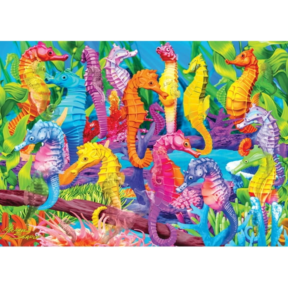 Hidden Image Glow A Colorful Dance 500pc