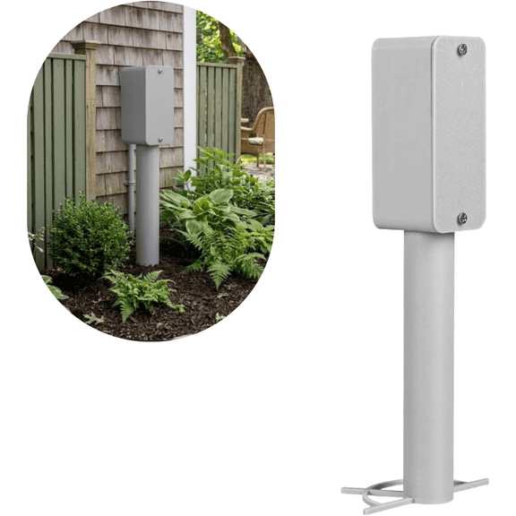 Hidden Key Holder Fake Electrical Outlet Box, Fake Electrical Key Hider for Outdoor Use, Hide a Key Fake Electrical Wall Safe for Fence, Gate or Home, Discreet Spare Key Storage Box