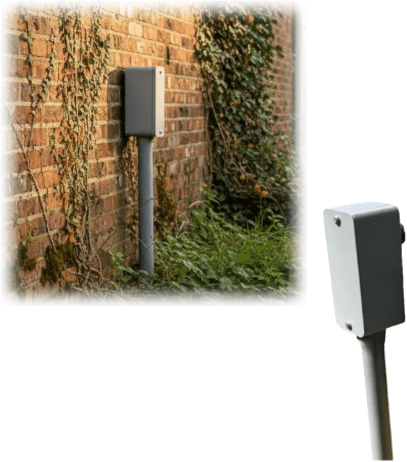 Hidden Key Holder, Fake Electrical Outlet Box, Spacious Indoor/Outdoor Key Hider Safe for Wall, Gate, Fence