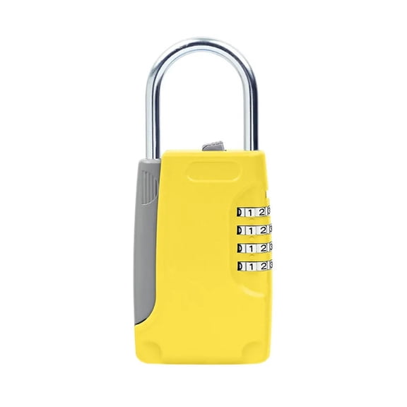 Hidden Key Safe Box 4-Digital Password Combination Lock With Hook Mini Metal Secret Box For Home Villa Caravan ,Fireproof Resistant Insulation