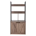 thumbnail image 1 of Hidden Litter BoxFurniture with Storage,23.6"Modern Cat Washroom Enclosure,Waterproof Side Table for Living Room, 1 of 6