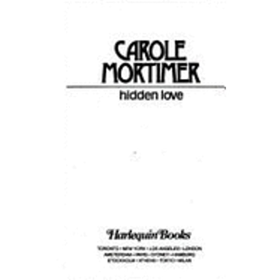 Pre-Owned Hidden Love (Paperback) 0373105878 9780373105878