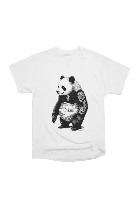 Hidden Panda Space T-Shirt Tee Gift For Him Merch For Her Apparel For Friend