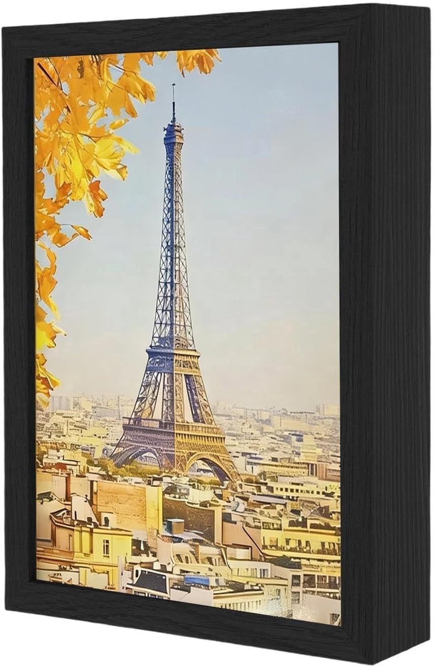 Hidden Picture Frame Safe – 16x23 cm Secret Storage Box for Valuables, Key, Cash, Money, Jewelry – Disguised Wall or Tabletop Hider
