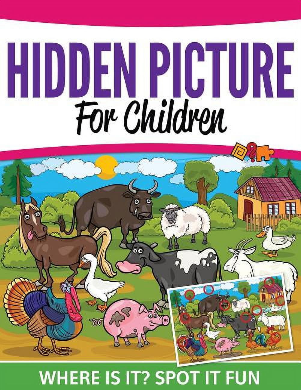 Hidden Pictures For Children: Where Ist It? Spot It Fun (Paperback ...