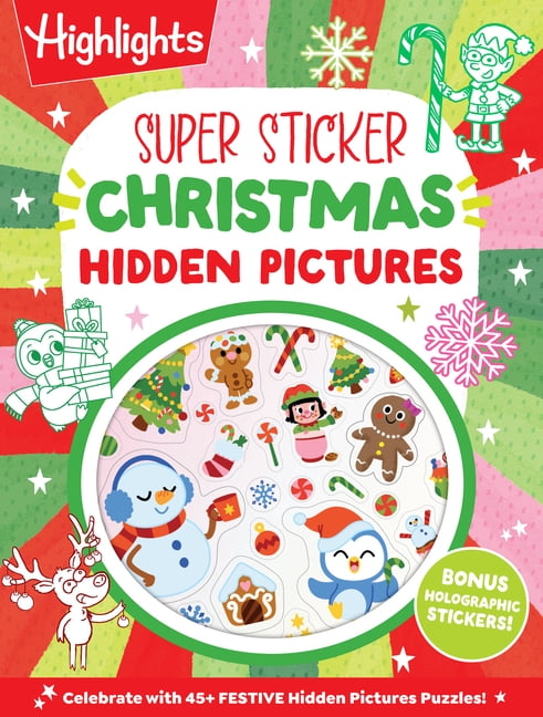 Hidden Sticker Super Sticker Hidden Pictures Super Sticker Christmas Hidden Pictures ...