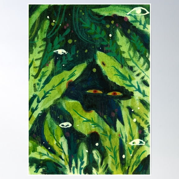 Hidden Poster Wall Art, Modern Wall Decor, 24x36 UNFRAMED