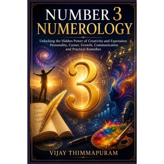 The Hidden Power of Numbers Number 3 Numerology: Unlocking the Hidden Power of Creativity and Expression: Personality, Career, Growth, Communication, Book 3, (Paperback)