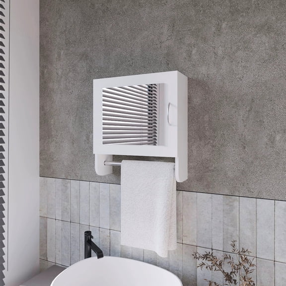 Hidden Product Storage & Mirror - Perfect for Compact Bathroom Design