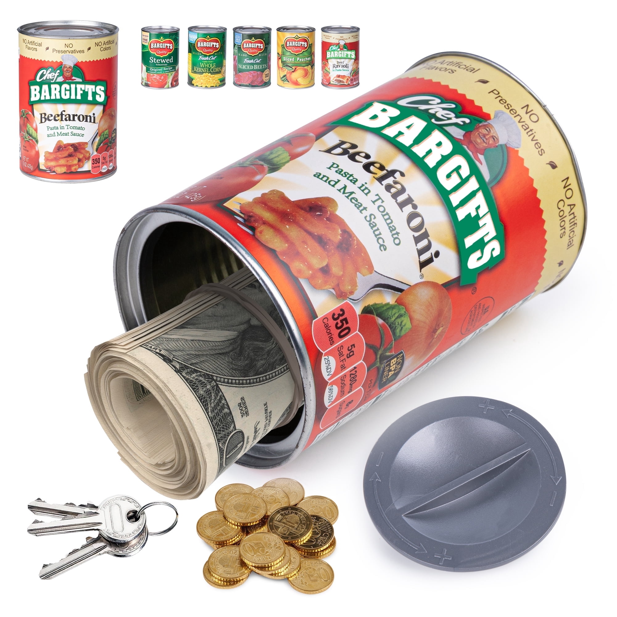 Secret Container Cans MyMealivos Hidden Safe Fake Can with Hidden Compartment, Hide Storage ...