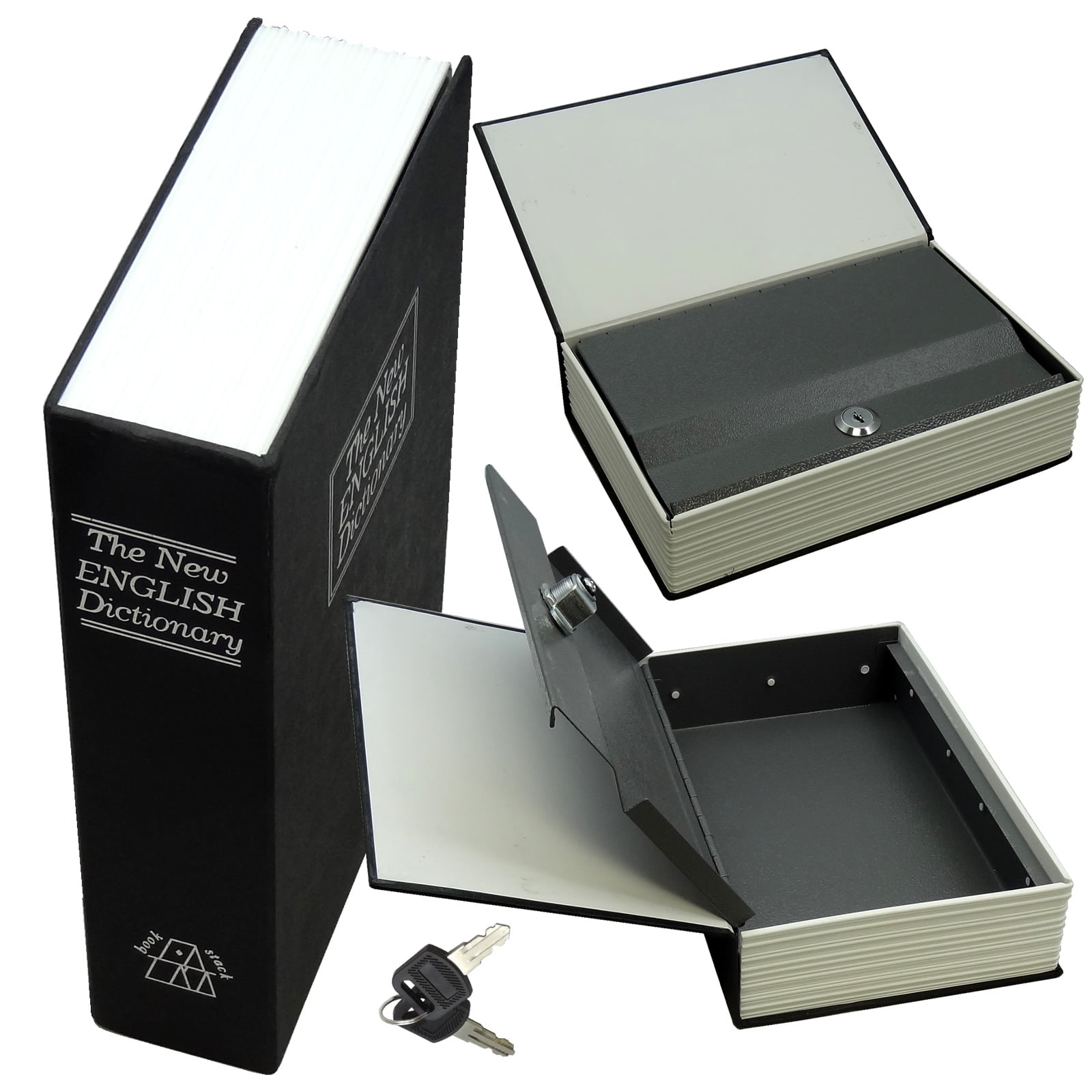 Hidden Secret Book Safe Large Black