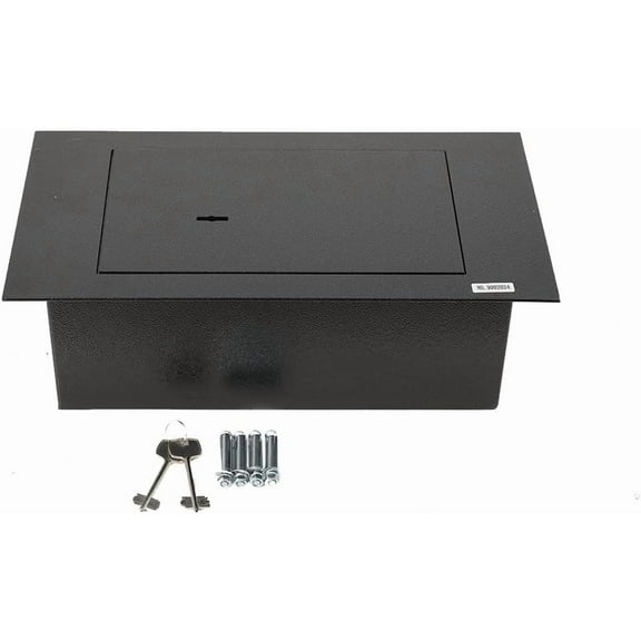 Hidden Security Floor Safe w/Key Lock, Floor Safe In-Ground Fireproof Safe Home Security Vault Underground Secure Storage Box Hidden Money Safe Box for Home, Business, Valuables, Jewelry, Cash