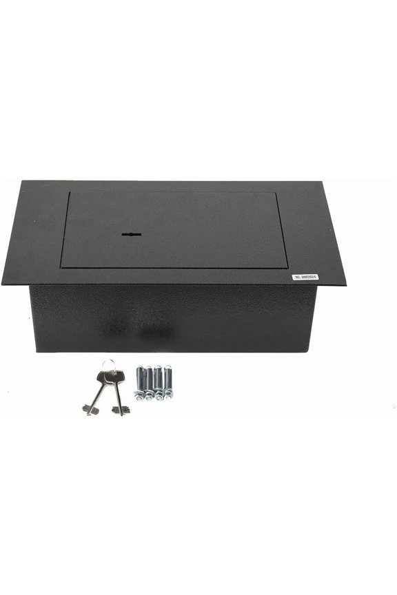 Hidden Security Floor Safe w/Key Lock, Floor Safe In-Ground Fireproof Safe Home Security Vault Underground Secure Storage Box Hidden Money Safe Box for Home, Business, Valuables, Jewelry, Cash