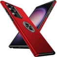 thumbnail image 1 of Hidden Series Galaxy S23 Ultra Case 5G,[No Fall-Off Kickstand] 360°Metal Ring, 15Ft Military Grade Shockproof Protective Phone Case Designed for Samsung Galaxy S23 Ultra, Red, 1 of 15