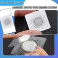 thumbnail image 1 of Hidden Sew Magnetic Snaps with Neodymium Magnet, 1.18 Inch PVC Coated Buttons for Strong, Rust-Proof Closure on Totes, Wallets, Tents, Fabrics (Pack of 6) (6Pcs), 1 of 6