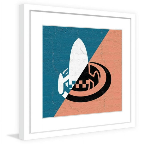 "Hidden Ship" Framed Painting Print