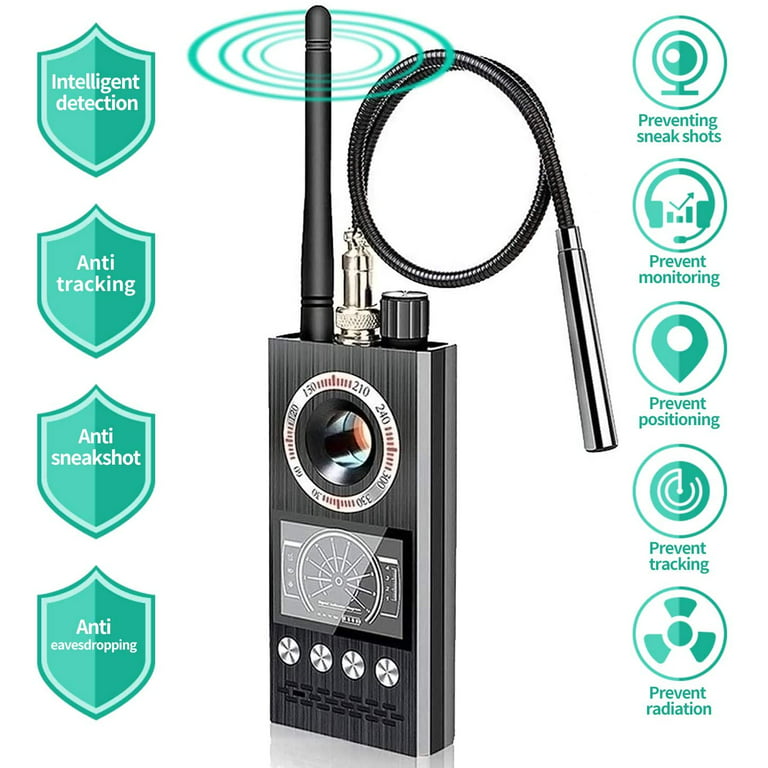 GPS RF K68 Anti-Spy Scanner Detector Camera GSM Audio Bug Finder Tracker  2023